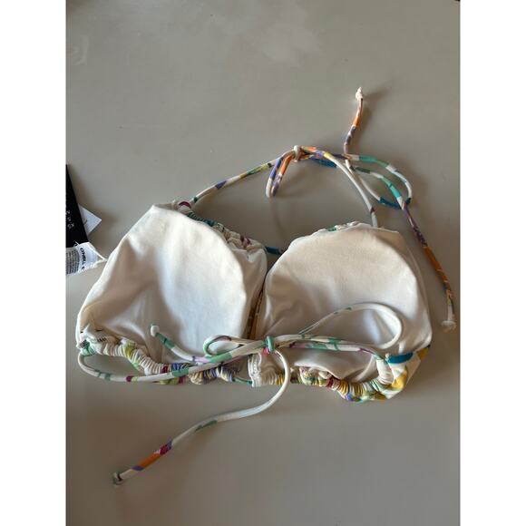 O'Neill Villa Floral Ventura Bikini Top - Size Large NWT - Picture 8 of 11